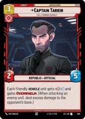 Captain Tarkin - Full Forward Assault - Foil